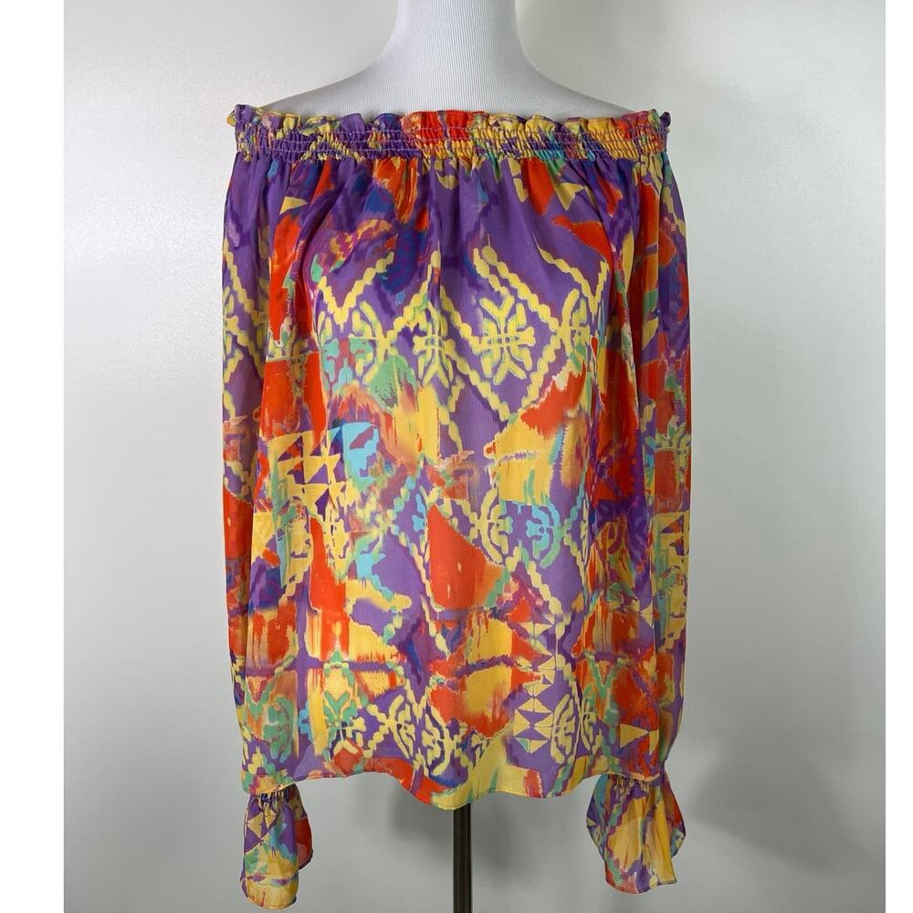 Show Me Your Mumu, Off  or On the Shoulder Top, Size Small